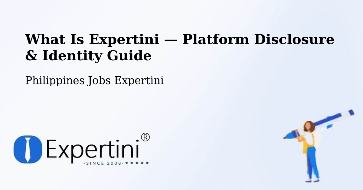 What Is Expertini — Platform Disclosure & Identity Guide – Macarse